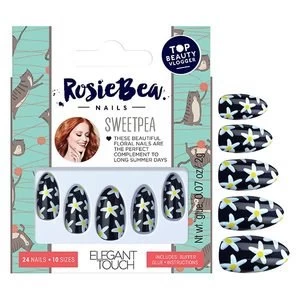 Image of Rosie Bea Fake Nails - Sweetpea Black