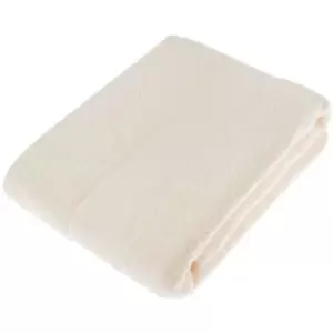 image of HOMESCAPES Turkish Cotton Cream Bath Sheet - Cream