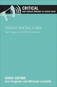 Image of Adult Social Care by Iain Ferguson Paperback