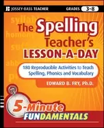 Image of spelling teachers lesson a day grades 3 8 180 reproducible activities to t