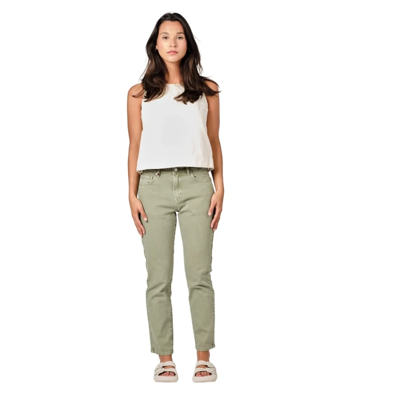 Image of F.A.M. Paris Womens jeans F.A.M. Paris Patricia Vert Female 24