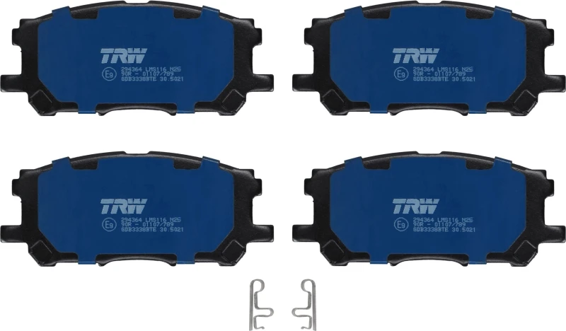 Image of Brake pad set TRW GDB3338BTE
