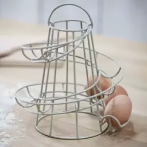 Neo White Kitchen Spiral Egg Holder