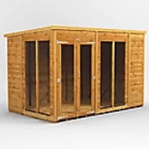 Image of Power Garden Shed 106PPSH Golden Brown 10x6