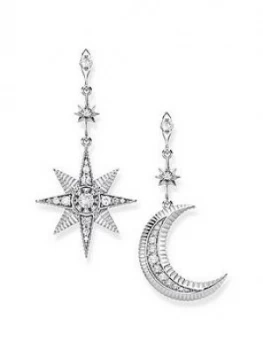 Image of Thomas Sabo Moon And Star Earrings