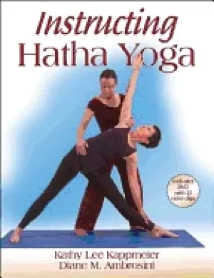 Image of instructing hatha yoga