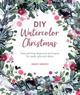 Image of diy watercolor christmas easy painting ideas and techniques for cards gifts