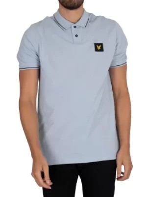 image of Relaxed Fit Tipped Polo Shirt