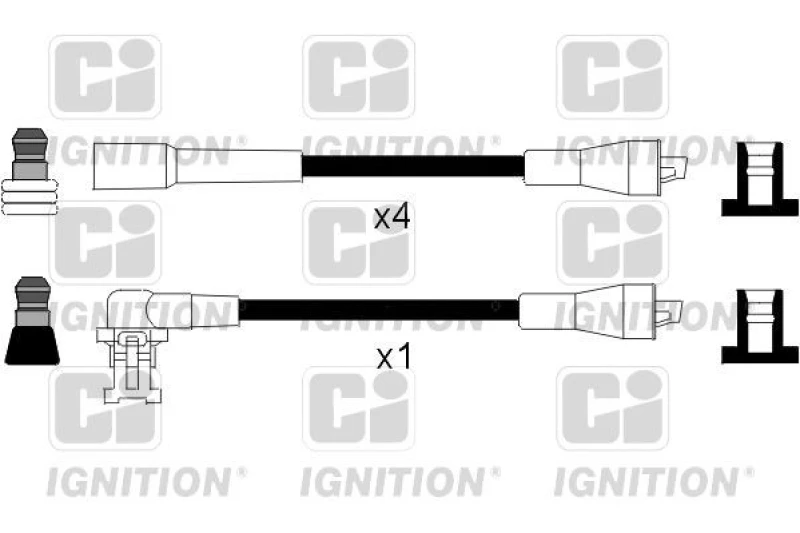 Image of QUINTON HAZELL Ignition lead set QUINTON HAZELL XC800