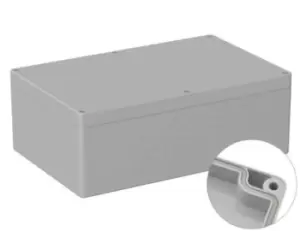 image of RS PRO Grey ABS General Purpose Enclosure, IP66, Shielded, 160 x 250 x 90mm