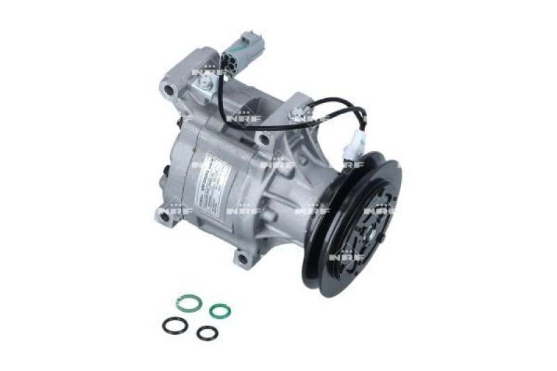 Image of NRF 320254 AC Compressor EASY FIT PAG 46, Refrigerant: R134a, with gaskets/seals Compressor,air conditioning (447)
