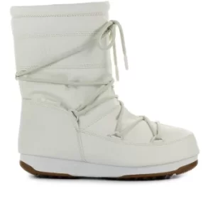 image of MOON BOOT boots Women White Eco Pelle