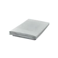 Image of Bedeck of Belfast Silver Egyptian Cotton Percale 300 Thread Count Fine Linens 'Andaz' Flat Sheet - double