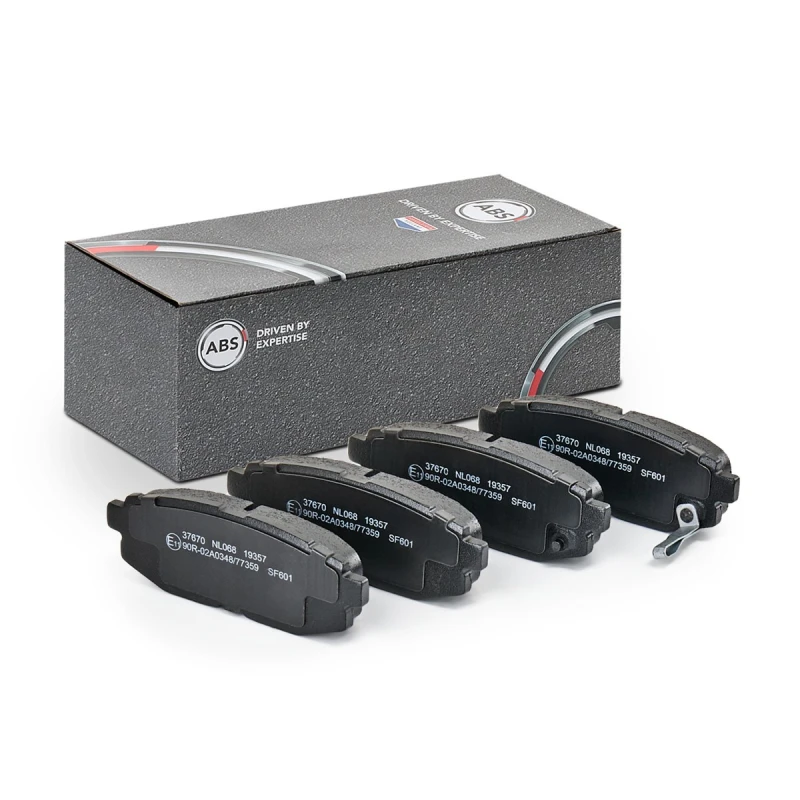 Image of A.B.S. 37670 Brake pad set with acoustic wear warning Brake Pad Set,disc brake (402)