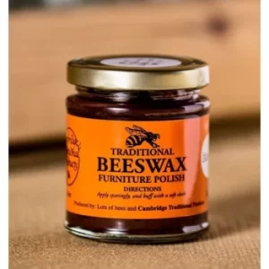 image of Cambridge Traditional Beeswax Furniture Polish 5 oz Brown