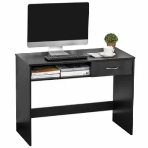 Image of Barat Computer Desk with Storage, black