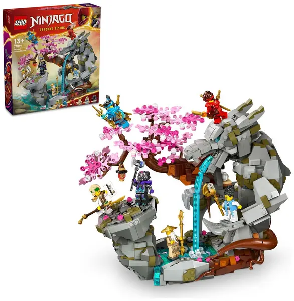 image of LEGO NINJAGO Dragon Stone Shrine Buildable Model 71819