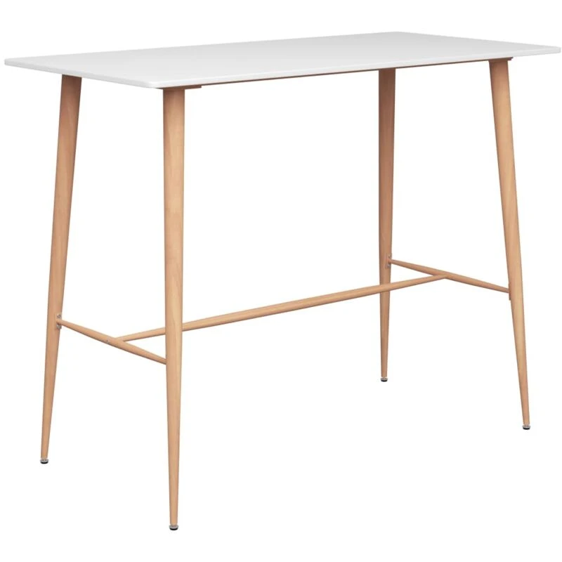 Image of VIDAXL Vidaxl - Bar Table White 120x60x105cm 8719883791135