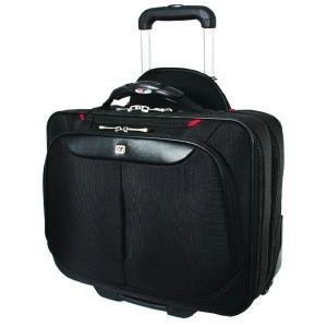 Image of Gino Ferrari Brooklyn Wheeled Laptop Case Black GF565