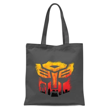 image of Transformers Autobot Symbol Tote Bag - Grey