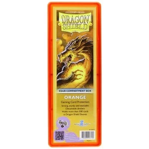 Image of Dragon Shield Storage Box With 4 compartments - Orange
