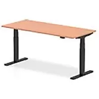 image of dynamic Ergonomic Desk Air HAS188BBCH Beech 1800 mm x 800 mm x 660 - 1310 mm