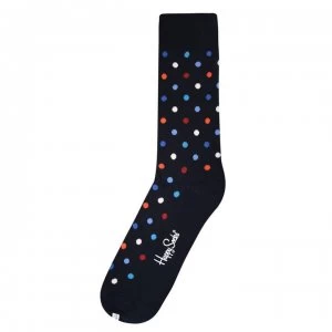 image of Happy Socks Essential Dot Socks - Navy