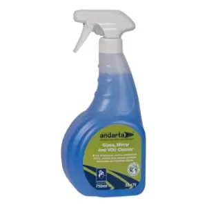 image of Andarta 33-179 Glass, Mirror and VDU Cleaner 750ml