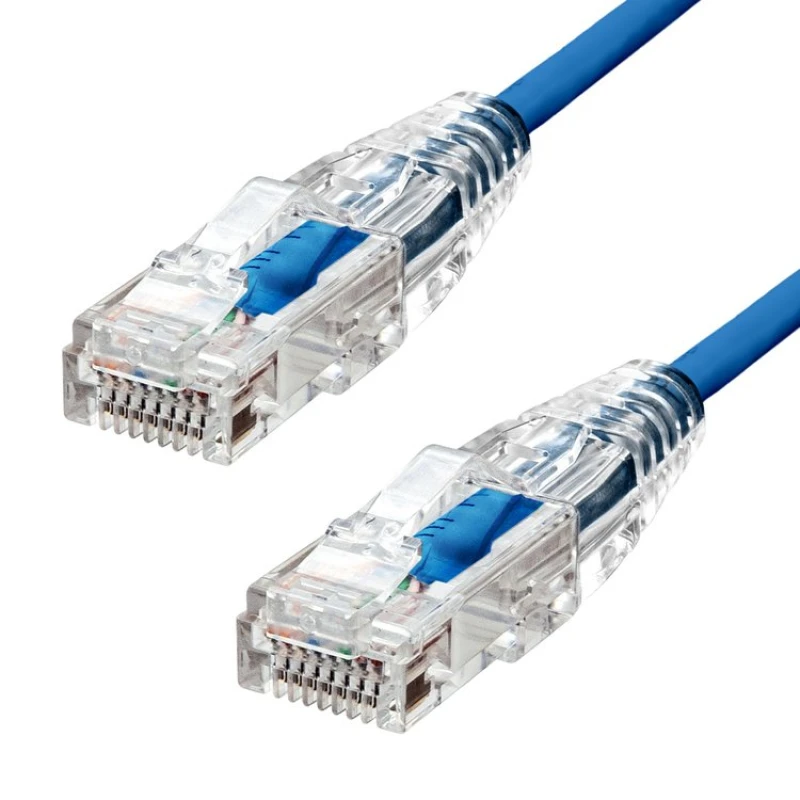 Image of ProXtend Ultra Slim CAT6 U/UTP CU LSZH Ethernet Cable Blue 5M