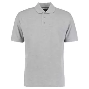 Image of Kustom Kit Mens Klassic Superwash Short Sleeve Polo Shirt (2XL) (Heather Grey)