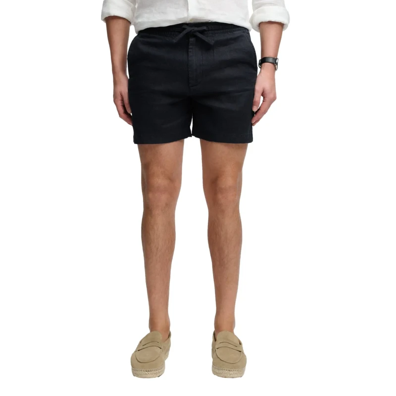 Image of Superdry Linen shorts Superdry Bleu Male XL