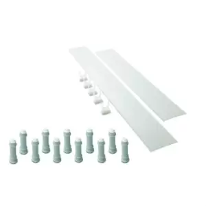 image of Mira Flight Low 'Easy Plumb' Shower Tray Riser Kit 1700mm White 1.1697.034.WH