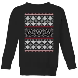 Image of Star Wars Imperial Darth Vader Kids Christmas Jumper - Black - 11-12 Years