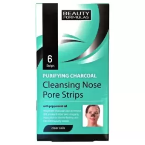 image of Beauty Formulas Purifying Cleansing Nose Pore Strips 6 pcs