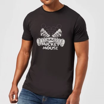 Image of Disney Mickey Mouse Mirrored T-Shirt - Black - 3XL - Black