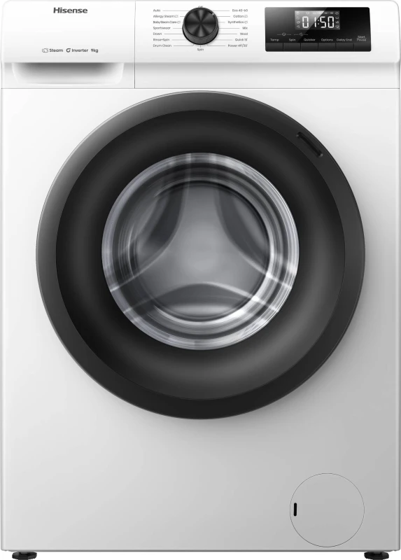 Image of Hisense 1Q Series WF1Q9041BW 9KG Washing Machine with 1400 rpm - White - A Rated