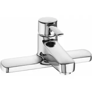 Image of Roca - Targa Bath Filler Tap Deck Mounted - Chrome