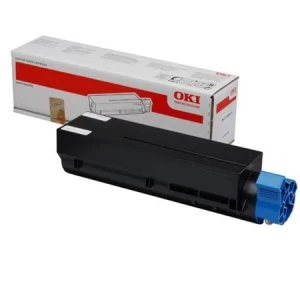 image of OKI 44917602 Black Laser Toner Ink Cartridge