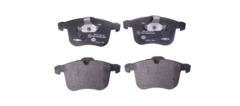 Image of HELLA Brake pad set HELLA 8DB 355 006-561