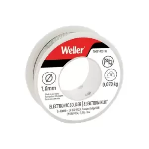 image of Weller T0051405199 Electronic Lead-Free Solder Sn100Ni100+ 1mm 70g WEL51405199