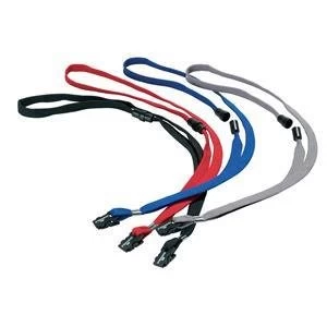 Image of Original Durable Textile Necklace with Safety Closure Red for Name Badges 1 x Pack of 10 Textile Necklaces