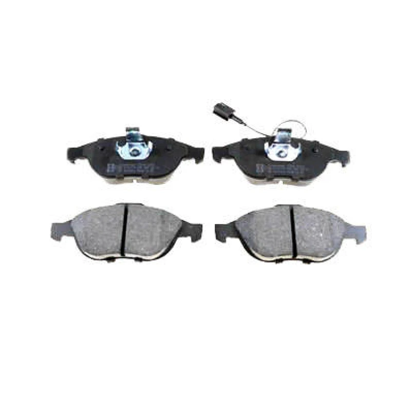 Image of ZIMMERMANN 23141.190.1 Brake pad set Front Axle, incl. wear warning contact, Photo corresponds to scope of supply Brake Pad Set,disc brake (402)