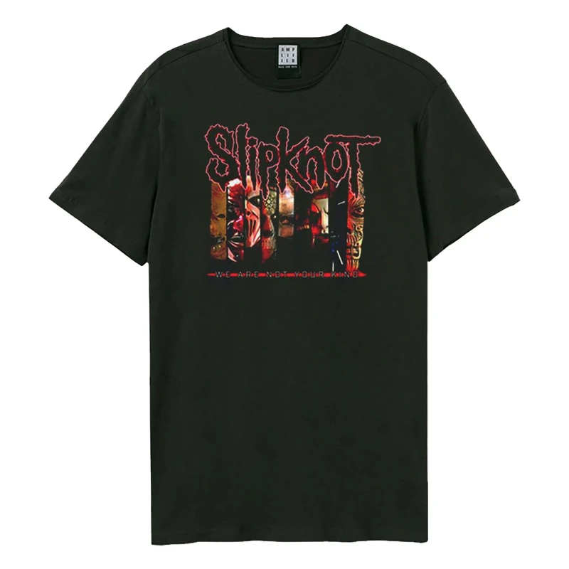 Image of Amplified Amplified Men We Are Not Your Kind Slipknot T-Shirt in Charcoal Size: X-Small Charcoal XS Male 5063238006829