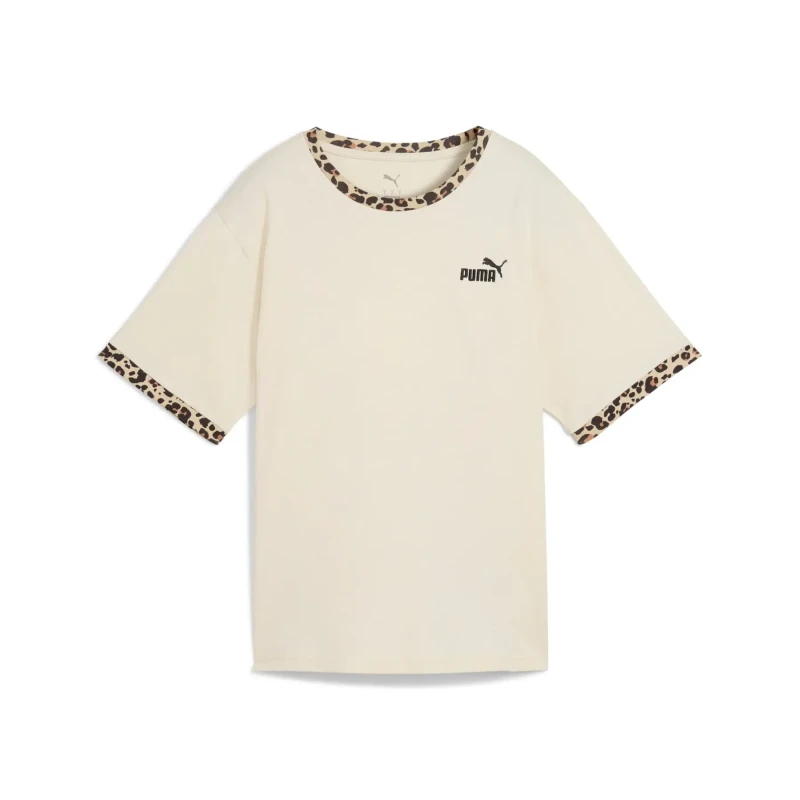 Image of Puma Womens T-Shirt Puma Graphic Beige Female S
