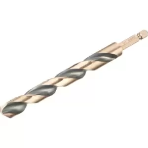 Image of DEWALT Black and Gold Hex Impact HSS Drill Bit 13mm Pack of 1