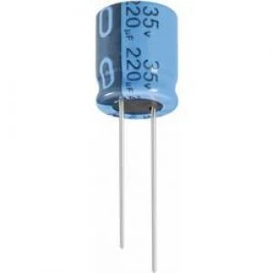 Image of Electrolytic capacitor Radial lead 2mm 47 uF 35