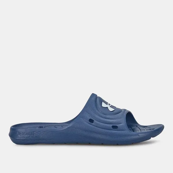Image of Under Armour Mens M Locker IV Summer Slider Sandals UK Size 7 (EU 41, US 8) Academy White 3023758-401-7