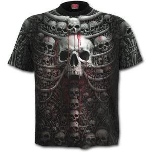 Image of Death RibAllover Mens 4XL T-Shirt - Black