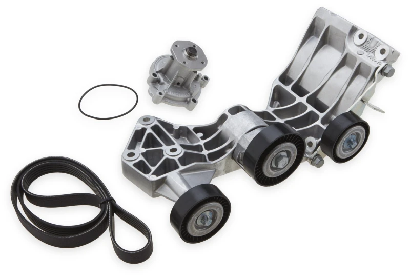 Image of GATES Water Pump + V-Ribbed Belt Kit GATES KP25PK1745