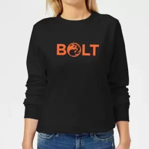 Image of Magic The Gathering Bolt Womens Sweatshirt - Black - L - Black